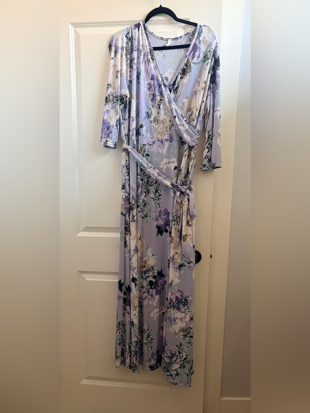 Pinkblush Lavender Floral Maxi Dress